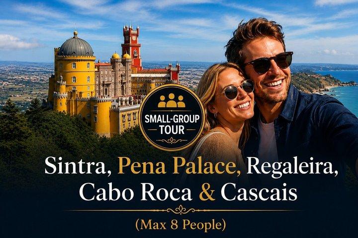 Sintra, Pena Palace, Regaleira, Cabo Roca & Cascais(Max 8 People)