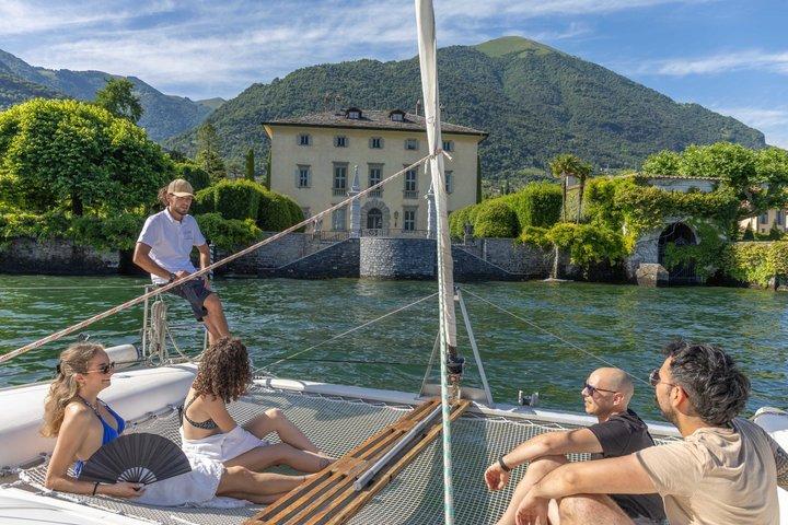 Excursión compartida en catamarán de 4 horas por el lago de Como - desde Tremezzo