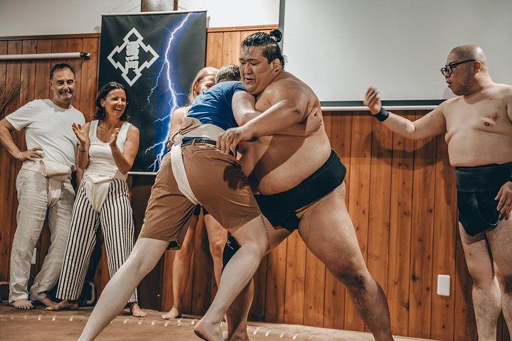 Authentic Sumo Experience with Former Professional Wrestlers