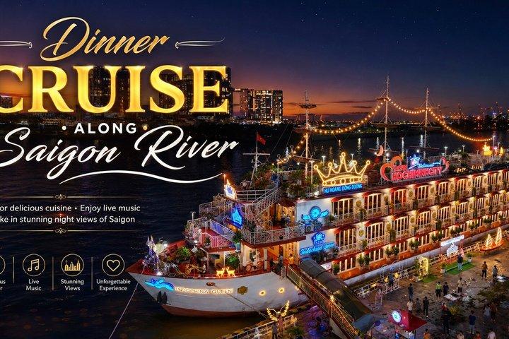 Ho-Chi-Minh-Stadt: Abendessen auf Kreuzfahrt entlang Saigon River