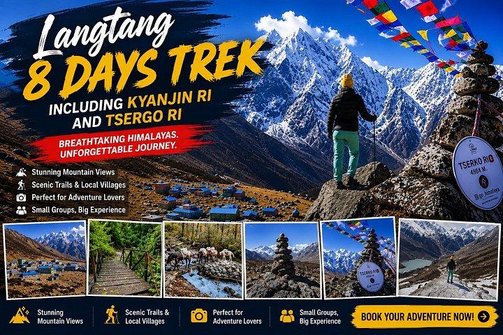 8 Days Langtang Valley Trek from Kathmandu