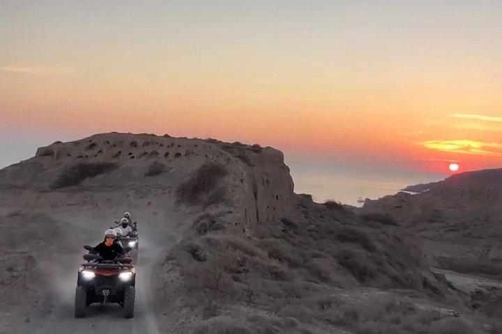 ATV Off-Road Santorini with Sunset Experience + Transportation
