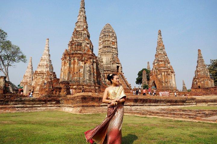 Bangkok: Ayutthaya UNESCO Temples, Giant Buddha & Boat Ride.