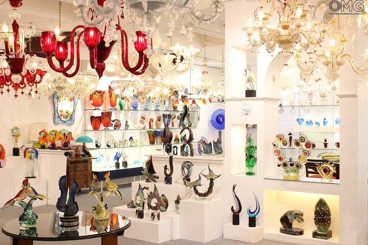 ムラーノ：プライベートVIPガラス工場見学、プロセッコ＆ライブデモ