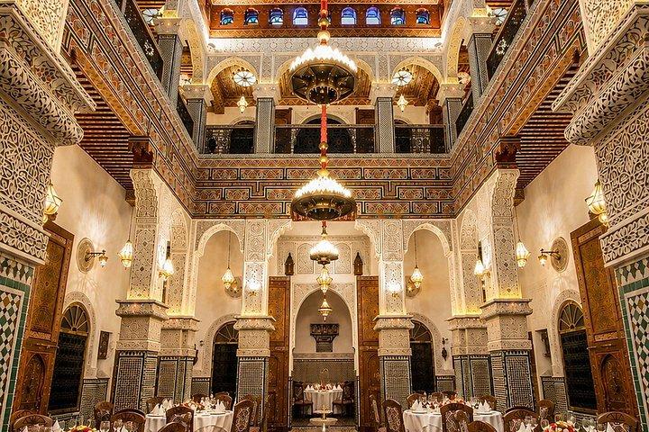 Fez Rooftop Sunset Tea & Dinner at Palais Traditionnel