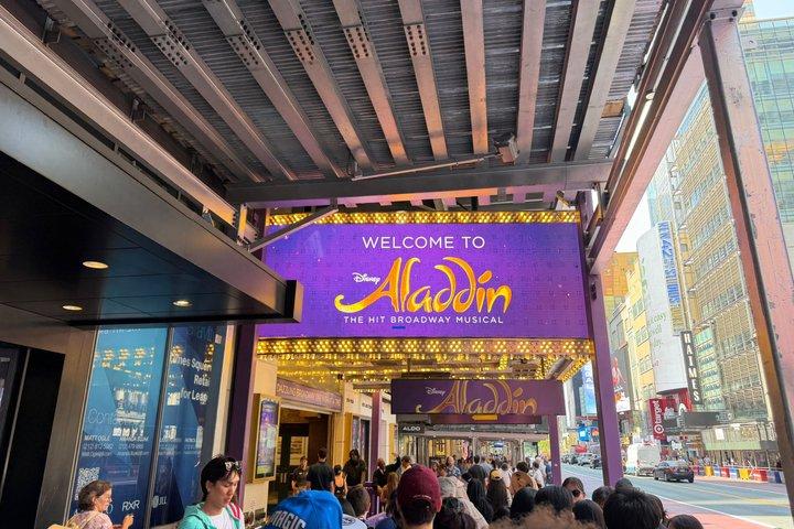 ディズニーのアラジンブロードウェイチケットとシアター体験