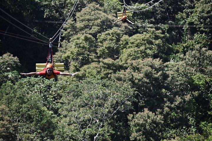 Roatan Zuperman Zip and Zipline Tours Experience