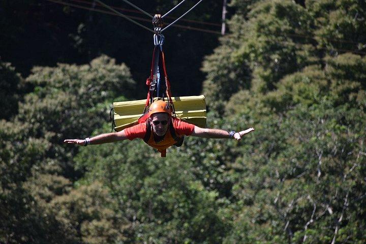 Roatan Zuperman Zip and Zipline Tours Experience