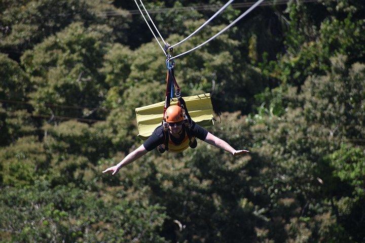 Roatan Zuperman Zip and Zipline Tours Experience