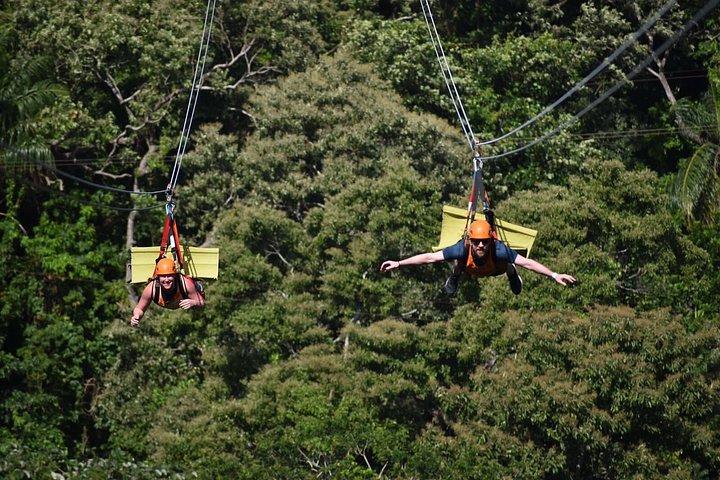 Roatan Zuperman Zip and Zipline Tours Experience
