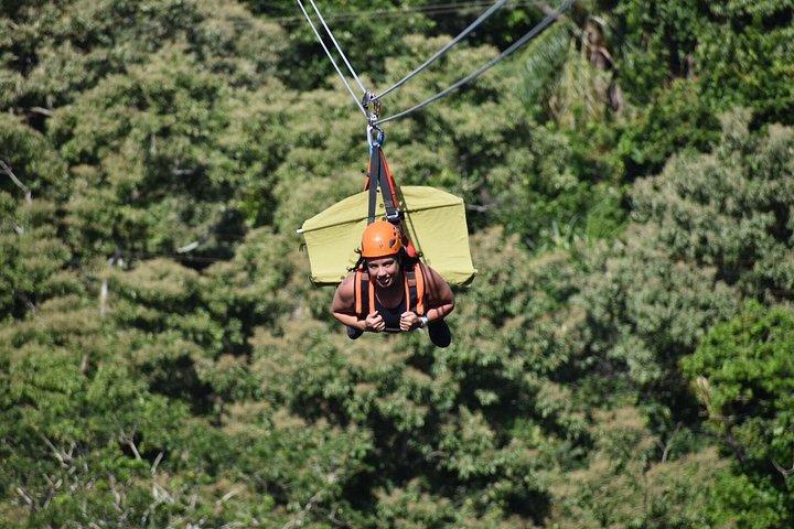Roatan Zuperman Zip and Zipline Tours Experience