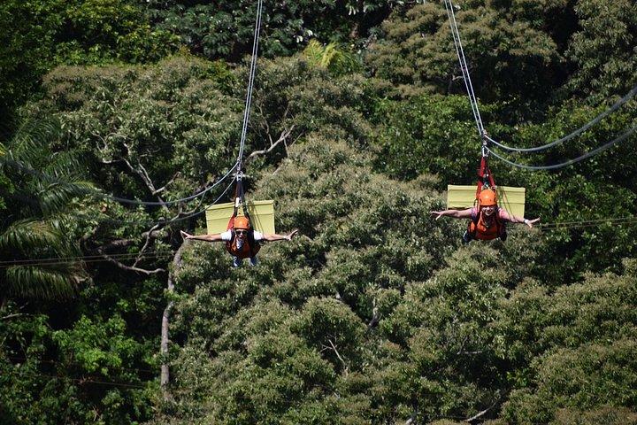 Roatan Zuperman Zip and Zipline Tours Experience