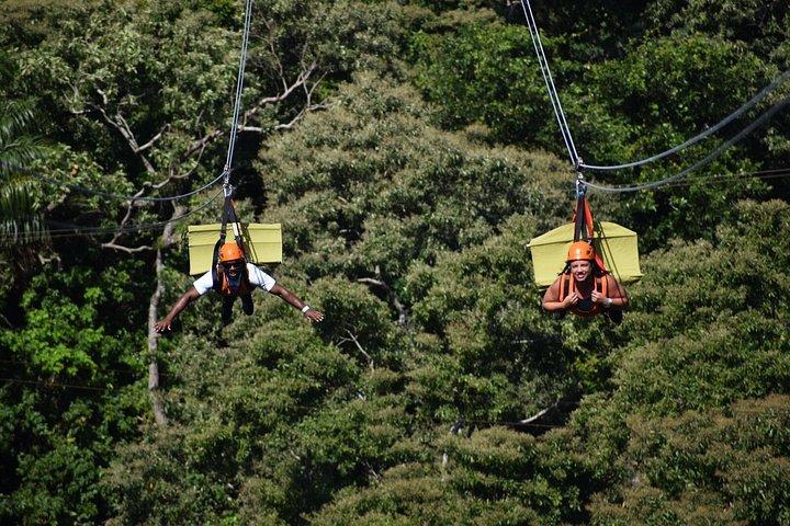 Roatan Zuperman Zip and Zipline Tours Experience