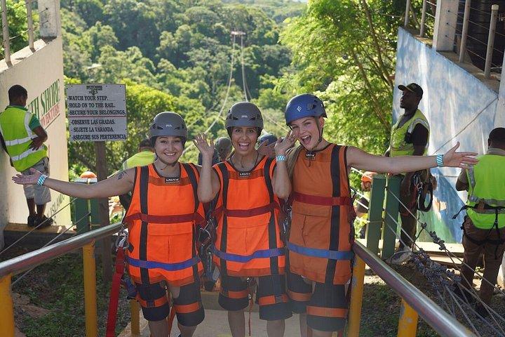 Roatan Zuperman Zip and Zipline Tours Experience