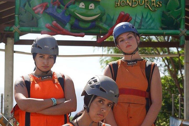 Roatan Zuperman Zip and Zipline Tours Experience