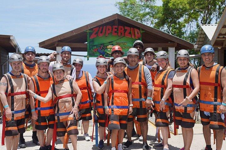 Roatan Zuperman Zip and Zipline Tours Experience