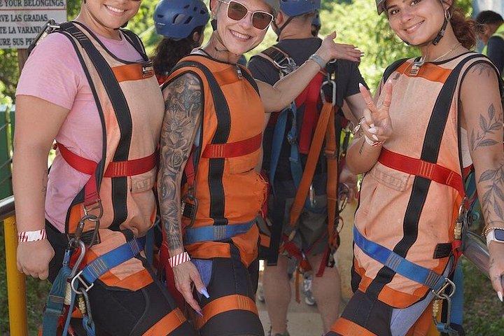 Roatan Zuperman Zip and Zipline Tours Experience