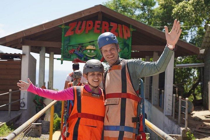 Roatan Zuperman Zip and Zipline Tours Experience