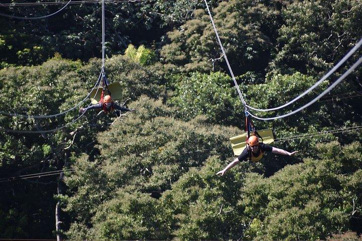 Roatan Zuperman Zip and Zipline Tours Experience