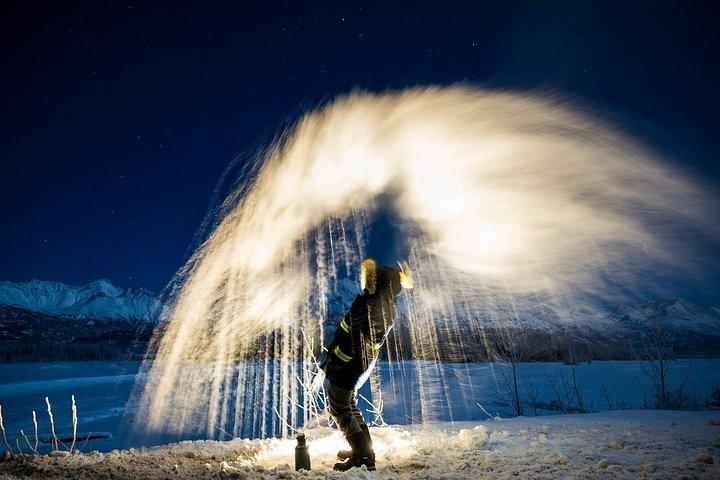 アンカレッジ オーロラ ツアーとオーロラの写真