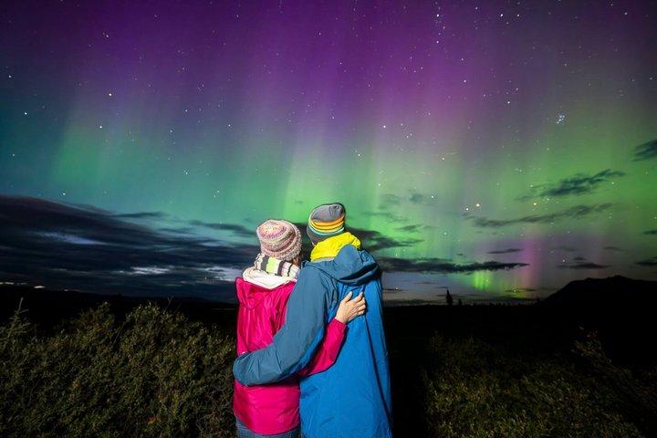アンカレッジ オーロラ ツアーとオーロラの写真