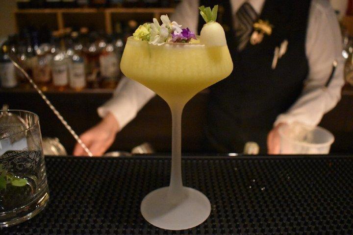 Kyoto-inspirierte exklusive herzhafte Cocktailtour