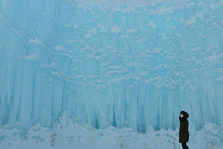 アイスアートとイルミネーションで楽しむ支笏湖氷まつりツアー