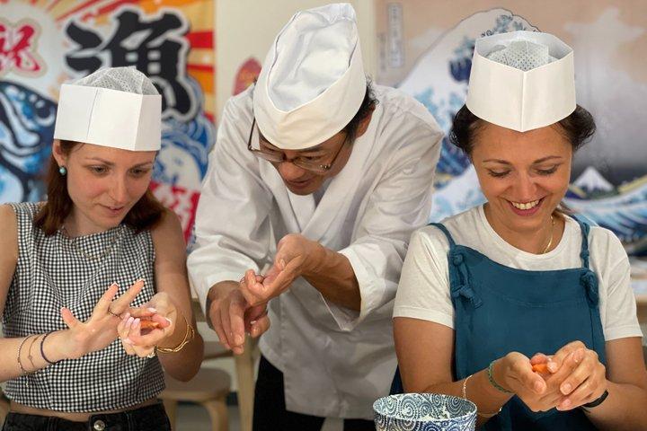 東京築地魚市場めぐり プロが教える寿司作り教室