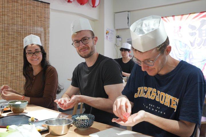 東京築地魚市場めぐり プロが教える寿司作り教室