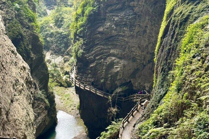 烏龍観光日帰りツアー橋渓谷と烏江画廊