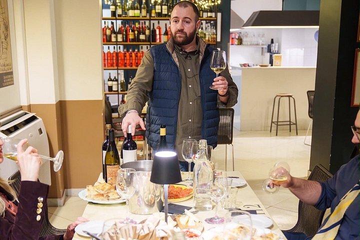 ローマでペアリングのラツィオワインとオリーブオイルの試飲