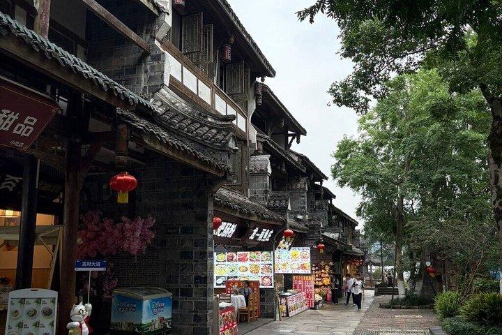 楽山仏と黄龍渓水上街観光（ランチ付き）