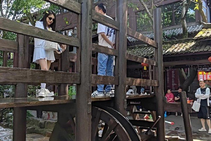 楽山仏と黄龍渓水上街観光（ランチ付き）