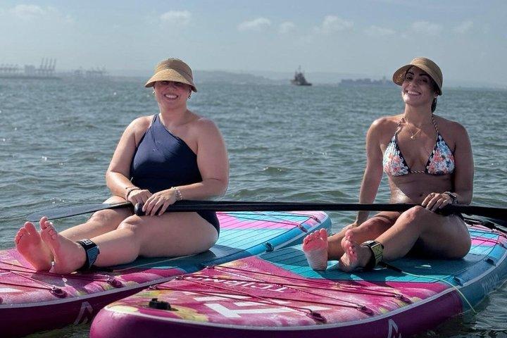 SUP Paddleboarding Lessons & Caribbean Cuisine in Cartagena