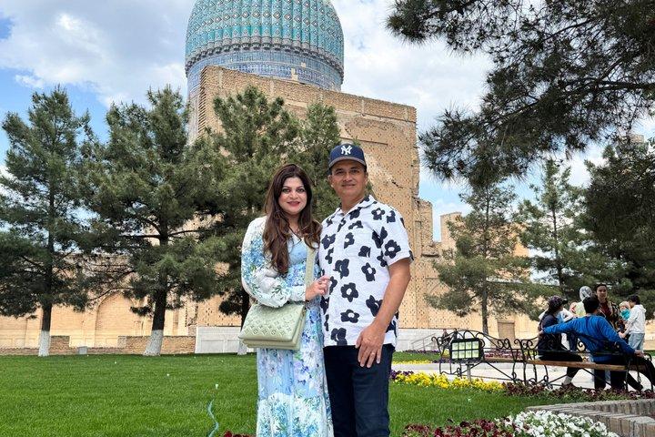 Visite de la ville de Samarkand avec un photographe professionnel