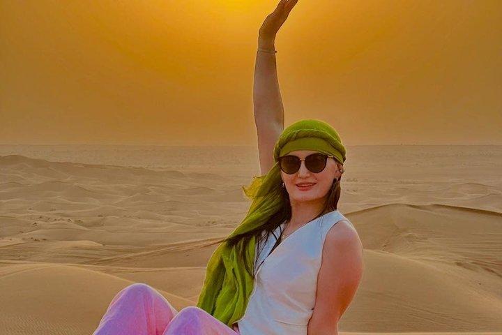 VIP Red Dunes Desert Safari Dubai - Dinner, Camel, Shows & Pickup