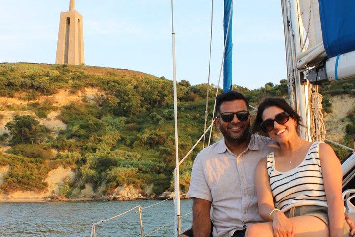 Sunset Lisbon Boat Tour with Welcome Drink