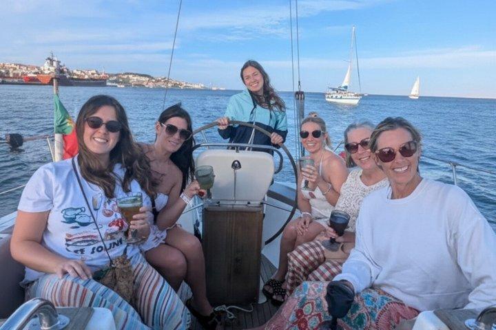 Sunset Lisbon Boat Tour with Welcome Drink