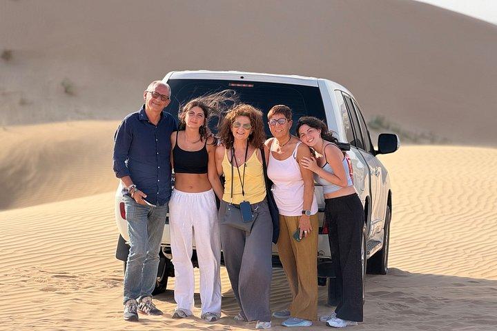 Desert Safari Abu Dhabi With Camel Ride Sand Board BBQ & Shows