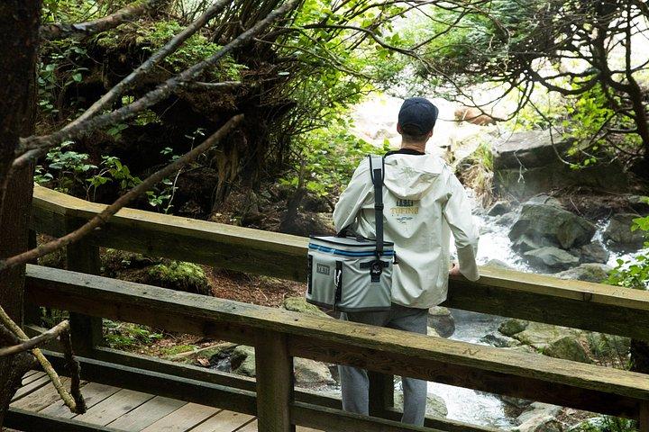 温泉入り江ツアー遊覧船と天然プール