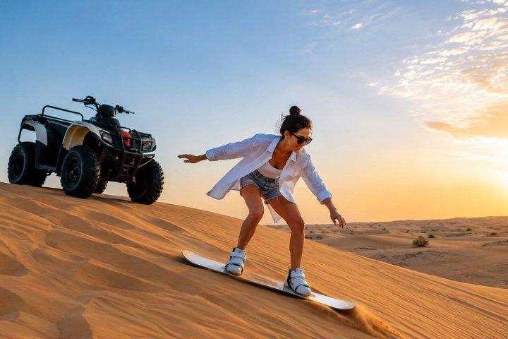 Dubai Morning Red Dunes Quad Bike & Camel Ride Adventure