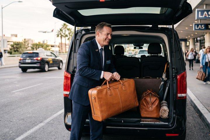 Las Vegas Stripe : Privétransfer van/naar Harry Reid LAS Airport