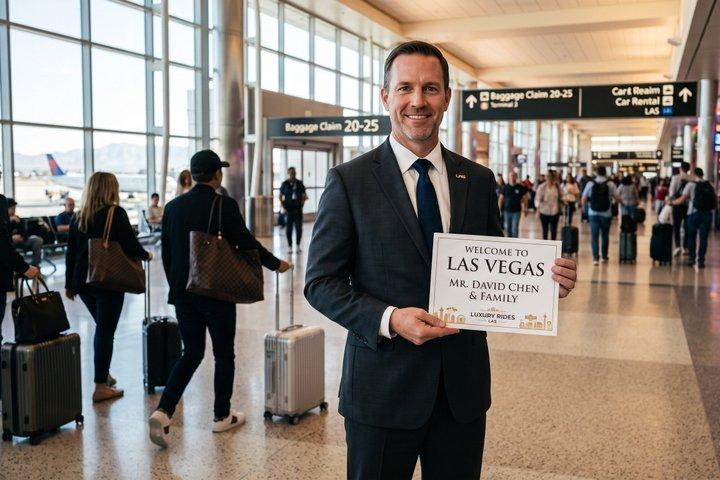 Las Vegas Stripe : Privétransfer van/naar Harry Reid LAS Airport