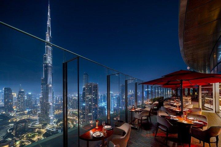 Almuerzo en el CÉ LA VI con vistas al Burj Khalifa