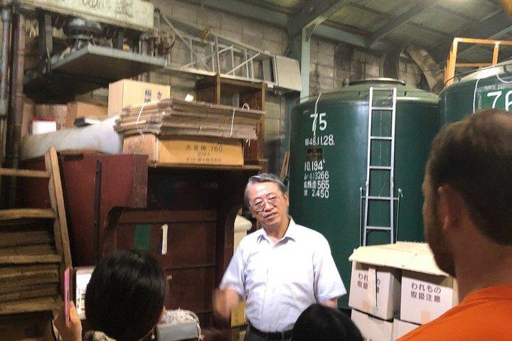 金沢・谷地谷酒造の酒蔵体験と試飲