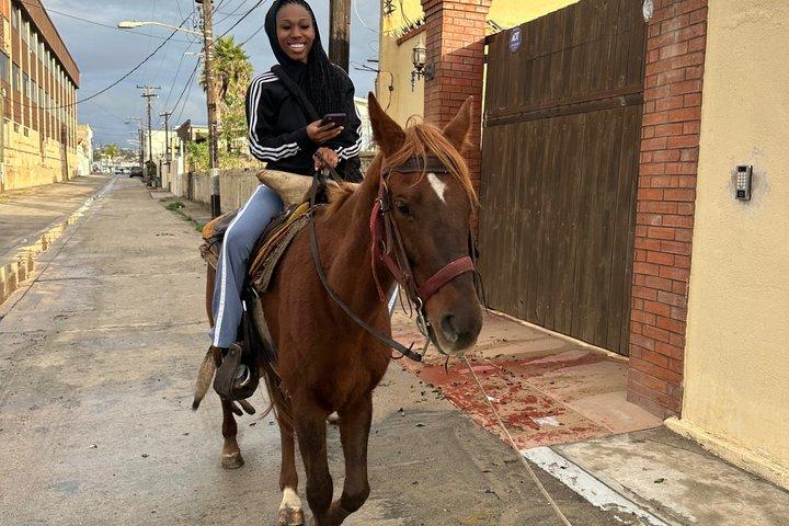 Passeggiate a cavallo sulla spiaggia di Rosarito + Trasporti