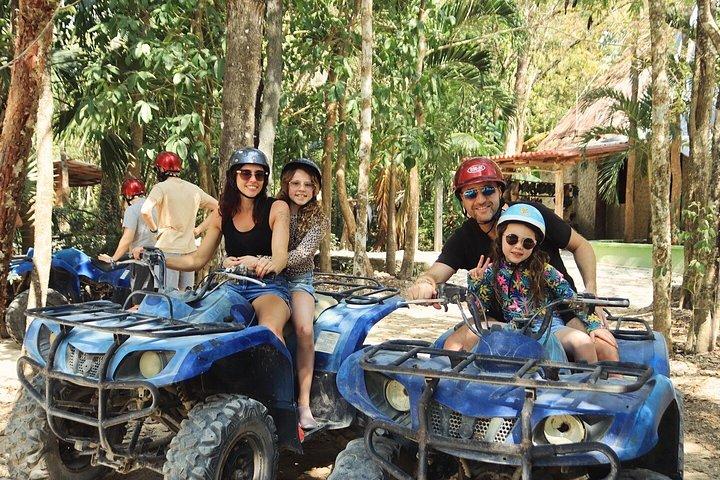 ワン・ジャングル・アドベンチャーズによるプエルトバジャのATV&セノーテツアー