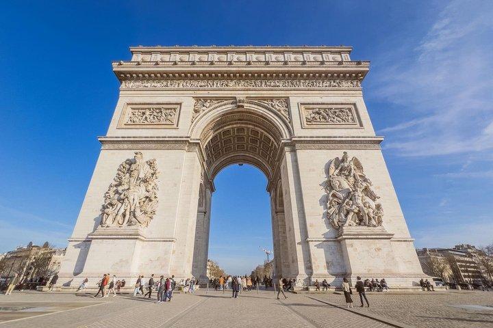 Toegang tot Arc de Triomphe en het dak