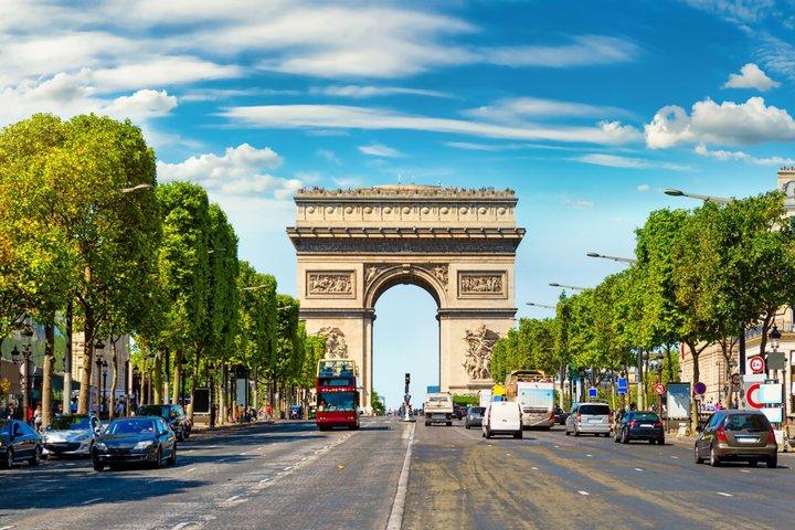 Toegang tot Arc de Triomphe en het dak