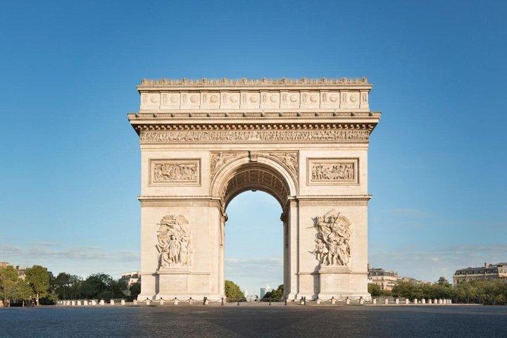 Toegang tot Arc de Triomphe en het dak
